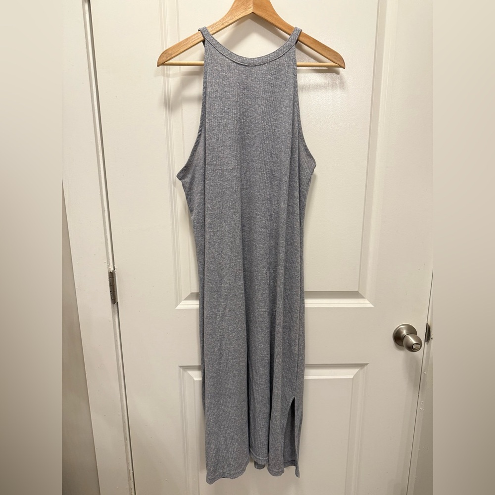 Old Navy Heather Gray Backless Dress
